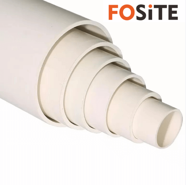 UPVC Tube Plastic  PVC Electrical Conduit Pipe  For Wire And Cable Protectiontri