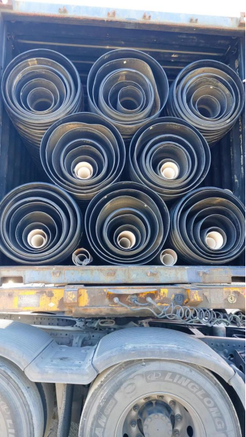 HDPE double-wall corrugated pipe