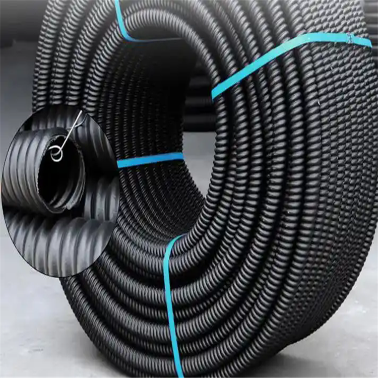 What are the connection methods for carbon corrugated pipes?