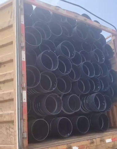 HDPE Steel Belt Reinforced Spiral Corrugated Pipe | Premium Drainage Pipeline So
