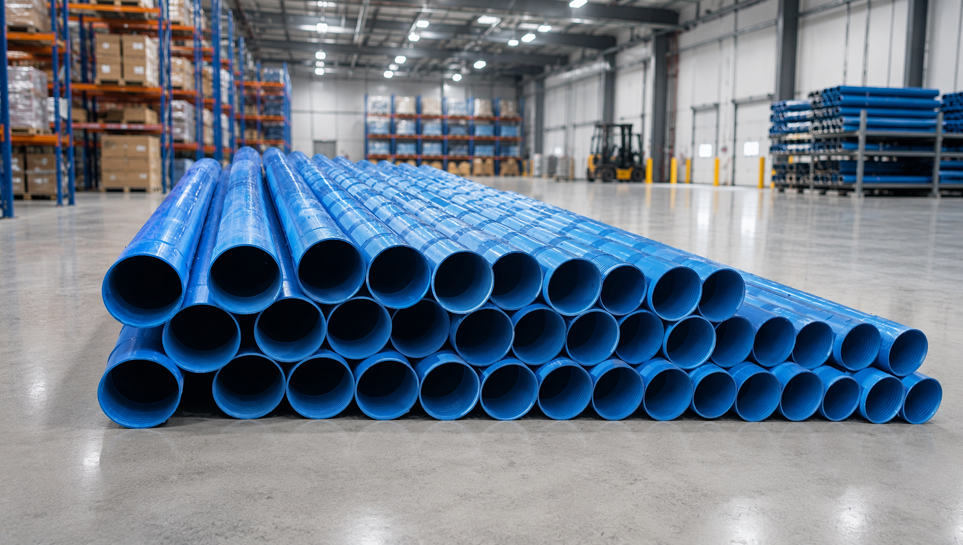 PVC Blue Water Well Pipe, Preferred Pipe for Water Well Projects